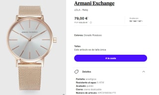 Reloj para Mujer Armani Exchange LOLA por 79€