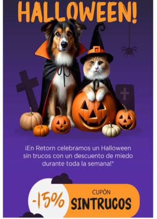 15% de descuento en Retorn