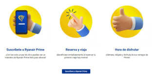 50€ descuento en vuelos de ida y vuela con Ryanair Prime