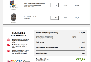 Magazijn outlet met tot 75% extra korting bij Kruidvat