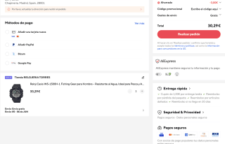 Relo3j Casio WS-1500H-1 Fishing Gear para Hombre por solo 30,29€