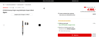 Dyson Airwrap Origin Long Multistyler voor €388 bij de Mediamarkt