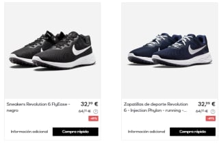 Zapatillas Nike desde solo 17,99€