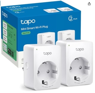 Pack 2 TP-Link Tapo P100 (2-Pack) - Mini Enchufe Inteligente Wi-Fi por 19,90€