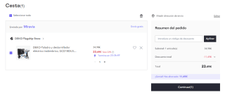 Taladro y destornillador eléctrico inalámbrico Deko por 23.49€