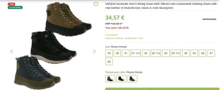 VASQUE Ascender heren wandelschoenen voor €34,57 bij Outlet46