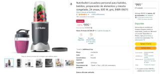 Nutribullet Licuadora Personal por $995 | Descuento Amazon