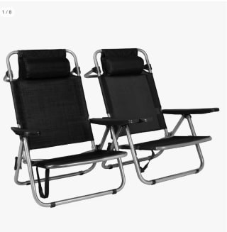 pack de 2X Sillas de Playa Plegables, 45,89€ (33,89€ usuario nuevo)
