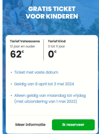 Kinderen gratis naar Parc Asterix