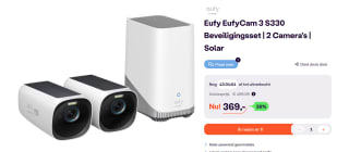 EufyCam 3 Duo Pack + HomeBase 3 voor €369 bij Ibood