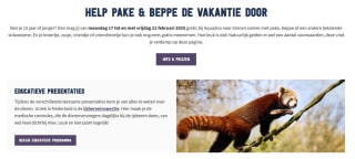 Gratis toegang AquaZoo voor kinderen onder de 15 met een betalende volwassene