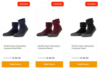 15% korting op alles bij SokkenDirect