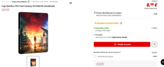 Caja Metálica PS5 Final Fantasy VII Rebirth por 8,59€
