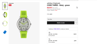 Reloj marca adidas Originals CODE THREE por 69,50€