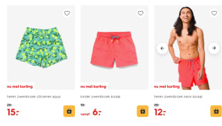 Mini-me zwembroeken vanaf €6 bij de Hema