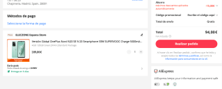 One plus Nord N20 4GB 128GB por solo 94€