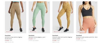 Fila & Gymshark sportkleding met wel 80% korting