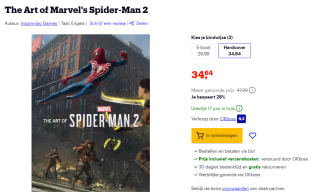 The Art of Marvel's Spider-Man 2 hardcover voor €34,64 bij Bol.com