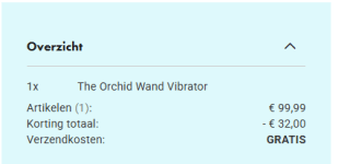 15% extra korting op geselecteerde speeltjes voor volwassenen bij EasyToys