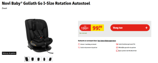 Novi Baby® Goliath Go I-size Autostoel - Groep 0-1-2-3 - Isofix voor €99,99 bij Kruidvat
