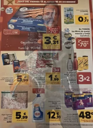 CarreOfertas Navideñas del 13 al 16 de Diciembre en Carrefour