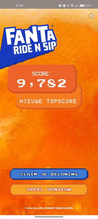 Gratis flesje Fanta 500 ml via de Coca Cola app