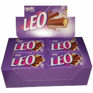 Milka Leo de 33 gramos 32 unidades de 4 barritas de chocolate con leche por 9,62