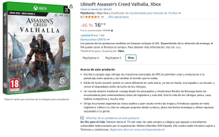 Assassin's Creed Valhalla Xbox por 16,21€