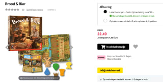 Brood & Bier - Bordspel voor €22,49 bij Intertoys