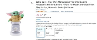 Exquisite Gaming - Cable guy Mandalorian The Child por 18,99€