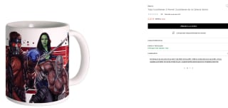 Taza Guardianes 3 Marvel Guardianes de la Galaxia Semic por 5,45€