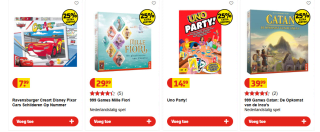 25% extra kassakorting op bord en kaartspellen bij Kruidvat