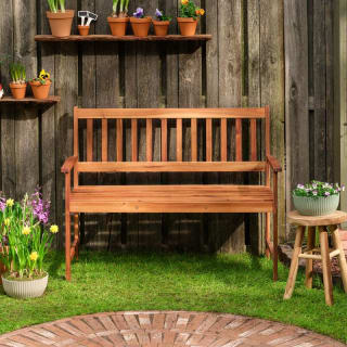 Houten tuinbank 2-persoons voor €49,95 in de Action webshop