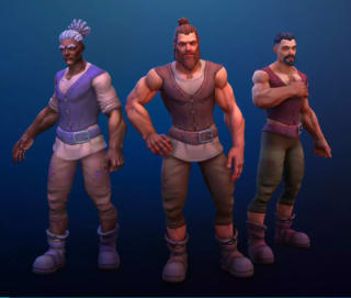 Modular Fantasy Stylized Human Male, (herramienta/utilidad animacion 3D) Gratis