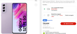 SAMSUNG Galaxy S21 FE 5G à 759€
