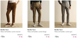 Emidio Tucci - Pantalones y Camisas por 11€