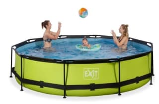 EXIT Lime zwembad ø360x76cm met filterpomp voor €94,36 bij Ways