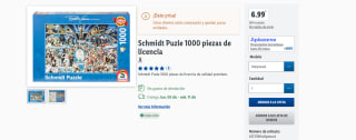 Puzzle Schmidt Hollywood de 1000 Piezas por 6,99€