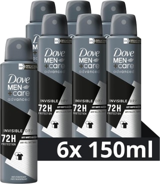 Dove Men+Care Advanced Invisible Dry anti-transpirant deodorant spray - 6 x 150 ml voor €11,85 bij Amazon