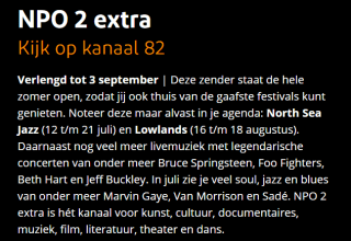 Gratis 4 extra zenders voor TV-klanten van Ziggo