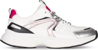 POSH by Poelman Jacky chunky sneakers wit/zilver voor €23,98 bij Bol