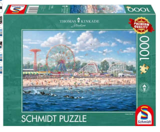 Schmidt Spiele Thomas Kinkade 57365 Coney Island-Puzzle de 1000 Piezas por 7,34