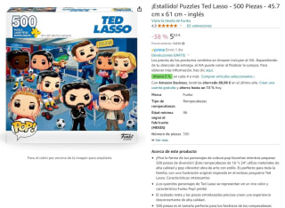 Pop! Puzzles Ted Lasso de 500 piezas por 5,63€