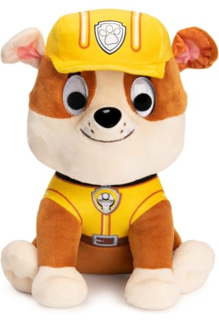 Patrulla Canina Peluche Rubble 23cm por 8,80€.