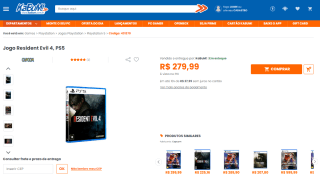 Jogo: Resident Evil 4 Remake para PS5 - R$ 279,99