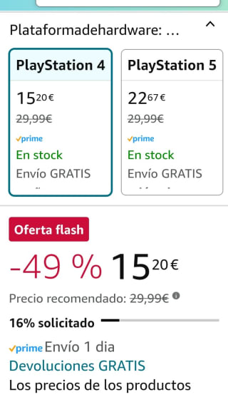 Desolatium PlayStation 4 por 15,20€.