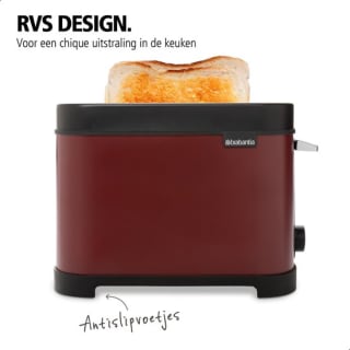 Brabantia D2-2RD broodrooster voor €29,99