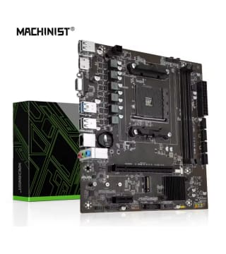 MACHINIST B450 placa base AMD compatible con DDR4 RAM de escritorio AM4 ranura para CPU NVME NGFF M.2 USB 3,0 VGA por solo 51,03€