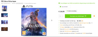 Tales Of Arise PS5 voor €26,95 bij AllYourGames