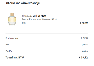 Elie Saab Girl of Now Eau de Parfum Spray voor €39,52 dmv code bij Notino